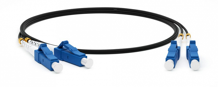 FC-D2-9-LC/UR-LC/UR-H-3M-LSZH-BK Патч-корд волоконно-оптический одномодовый - YUM