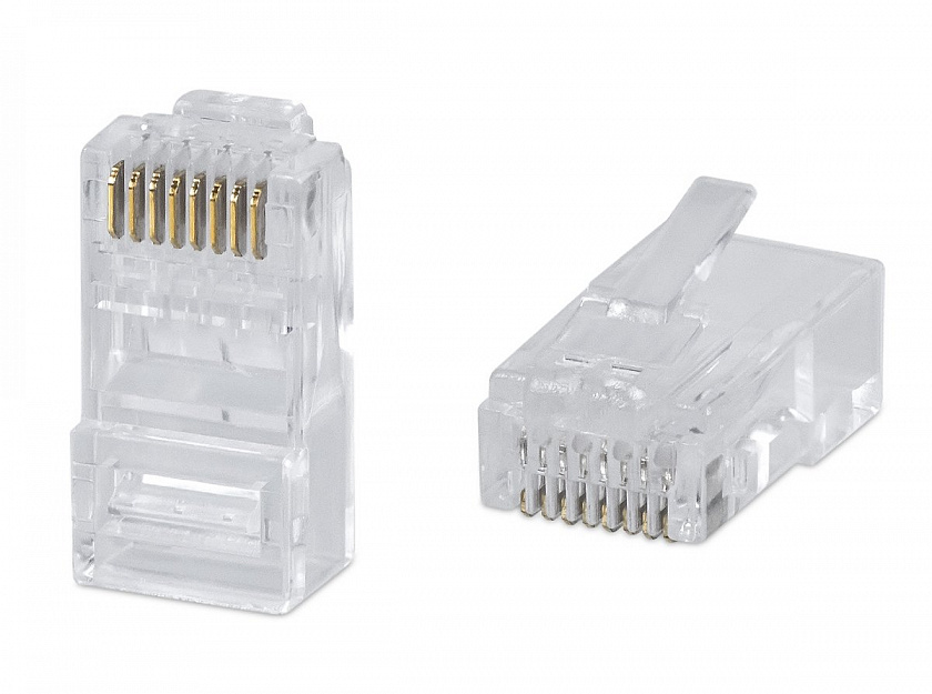 8P8C-C6(1.20)-FC (100 шт) (11081c) Разъем RJ-45 - YUM