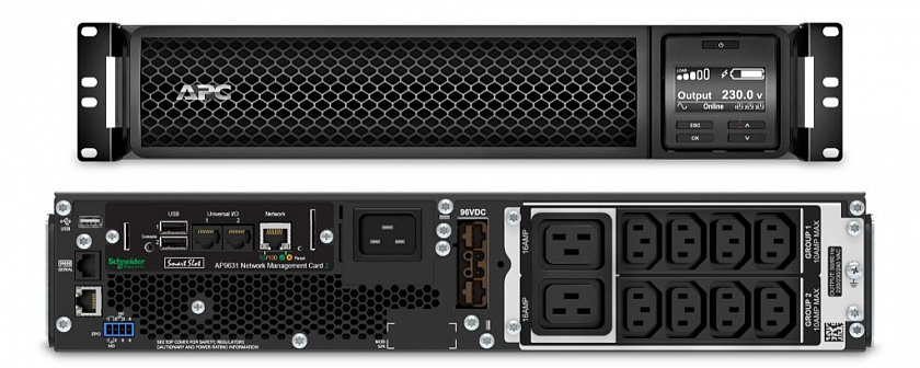 SRT3000RMXLI-NC APC SMART-UPS SRT 3000 ВА Источник бесперебойного питания - YUM