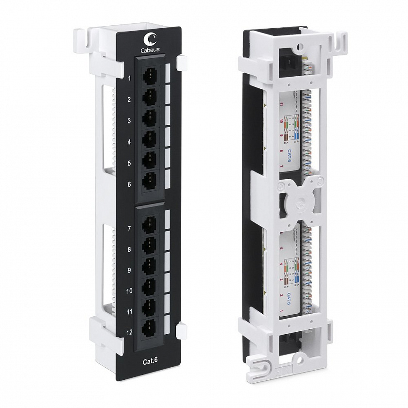 PL-12-Cat.6-WL-Dual IDC (7954c) Патч-панель - YUM
