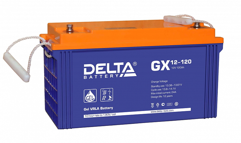 Delta GX 12-120 Аккумулятор герметичный свинцово-кислотный - YUM