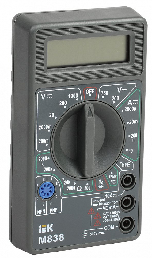 Universal M838 (TMD-2S-838) Мультиметр цифровой - YUM