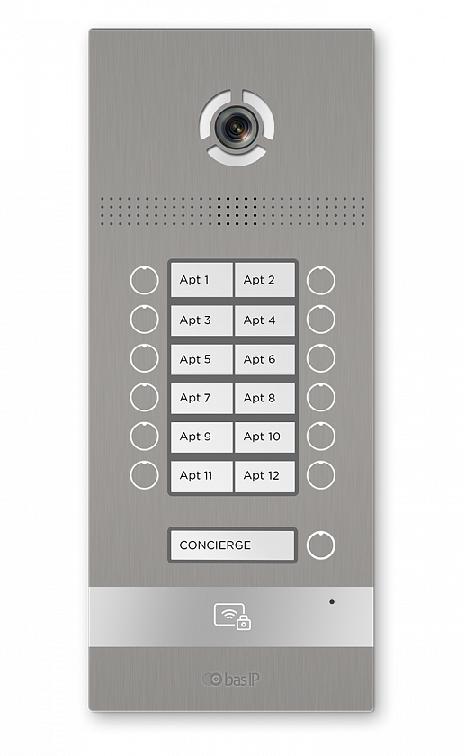 BI-12FB SILVER Вызывная панель IP-домофона - YUM