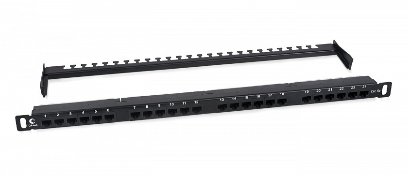 PLHD-24-Cat.5e-Dual-180-0,5U (9663c) Патч-панель 19" - YUM