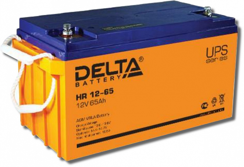 Delta HR 12-65 Аккумулятор герметичный свинцово-кислотный - YUM