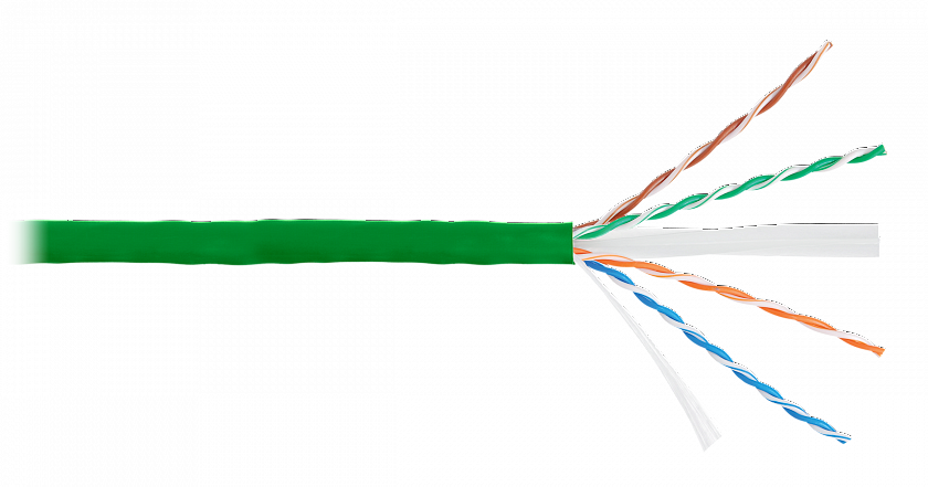 U/UTP 4pair, Cat6, Solid, In, LSZH (4140C-GY) Кабель «витая пара» (LAN) для структурированных систем связи - YUM
