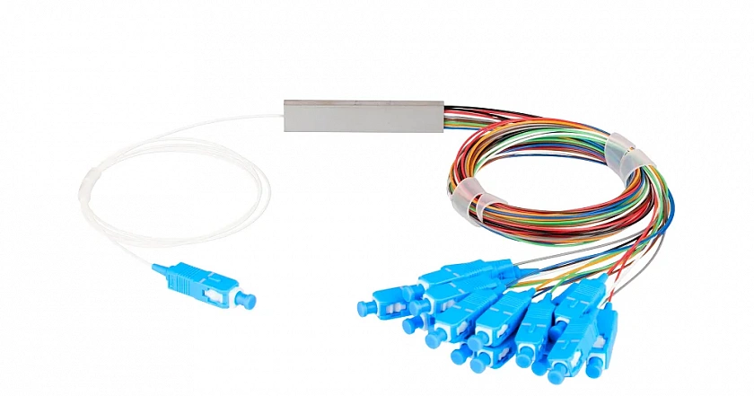 NMF-SPP1X16A1-SCU-M Сплиттер планарный 1x16, 9/125мкм, SC/UPC, 0.9 мм - YUM