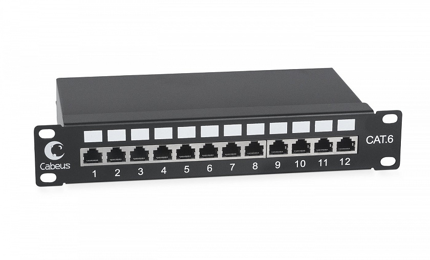 PL-12-Cat.6 (7953c) Патч-панель 10'' - YUM