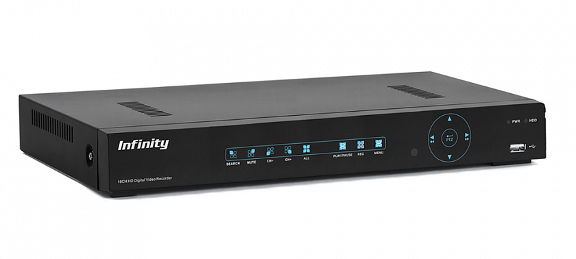 VRF-UHD1628M Видеорегистратор мультиформатный 16-канальный - YUM