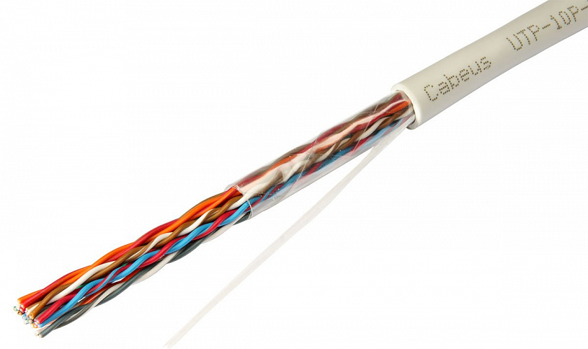 UTP-10P-Cat.5-IN-LSZH (10169c) Кабель «витая пара» (LAN) для структурированных систем связи - YUM