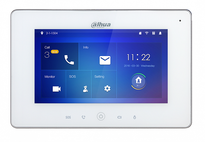 DH-VTH5221DW Монитор IP-видеодомофона - YUM