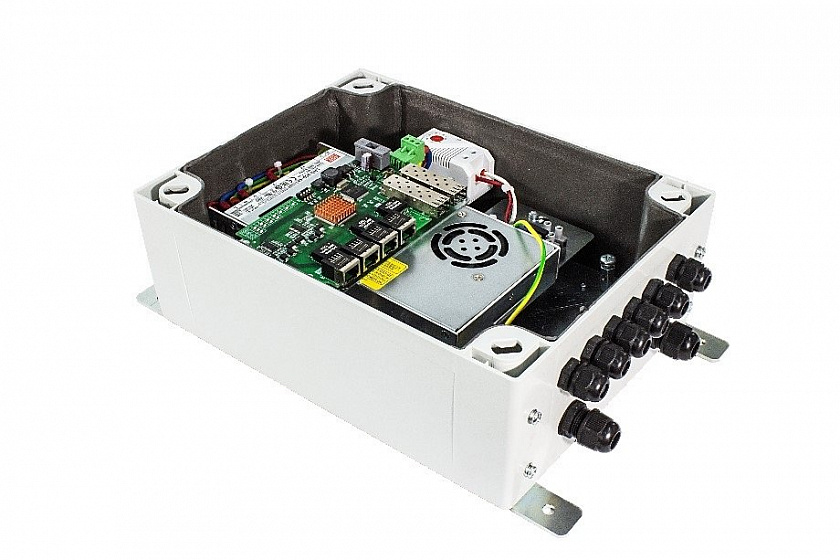 Релион-SW-2G-4Poe+/60W-UPS Коммутатор с питанием по PoE - YUM