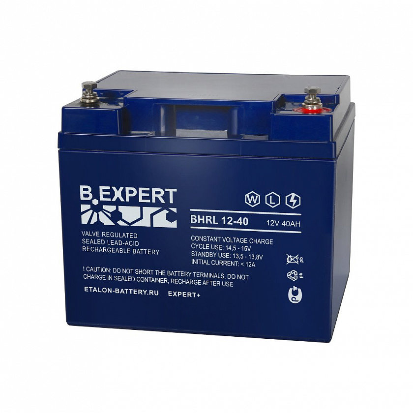 ETALON B.EXPERT BHRL 12-40 Аккумулятор герметичный свинцово-кислотный - YUM