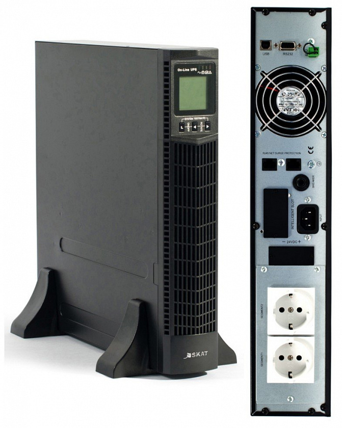 SKAT UPS 1000 RACK + 2х9Ah (482) Бесперебойный источник питания - YUM
