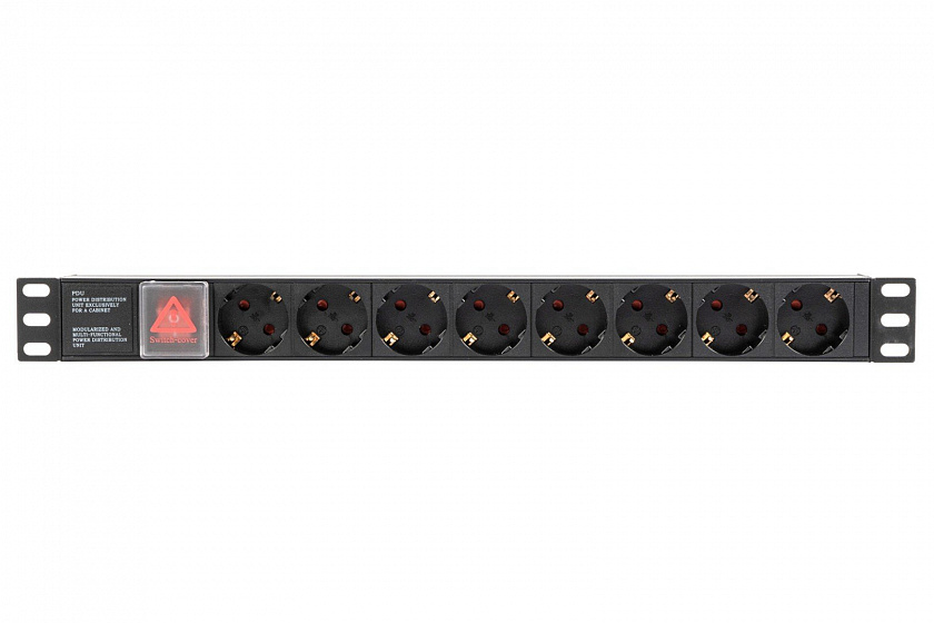 Rapan-PDU8C14-S (755) Блок розеток 19" - YUM