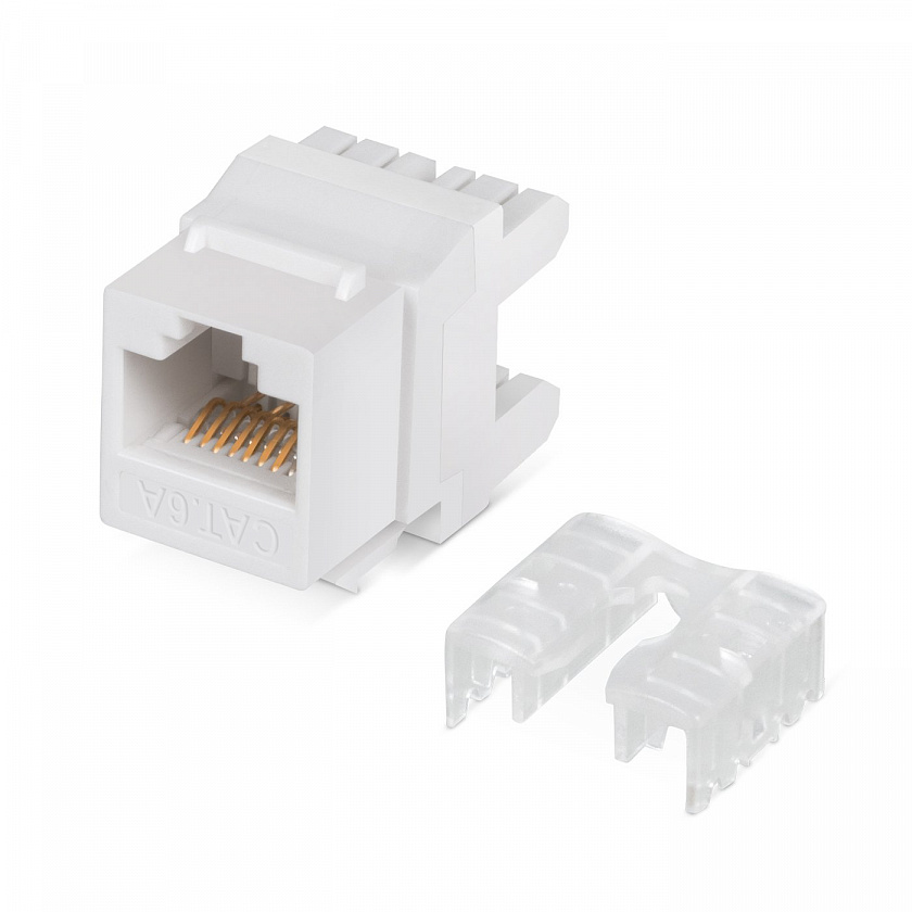 KJ-RJ45-Cat.6A-180 (7654c) Вставка Keystone Jack RJ-45 - YUM
