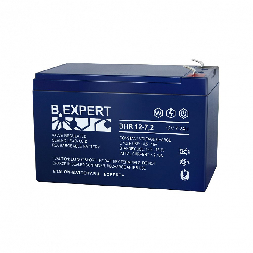 ETALON B.EXPERT BHR 12-7,2 Аккумулятор герметичный свинцово-кислотный - YUM