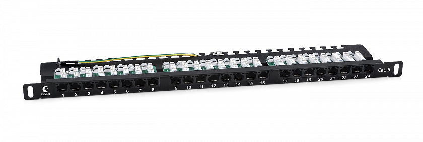 PLHD-24-Cat.6-Dual-90-0,5U (9667c) Патч-панель 19" - YUM