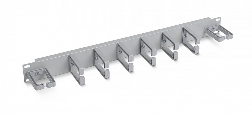 JB08-1U-PR-GY (10629c) Кабельный организатор 19" - YUM