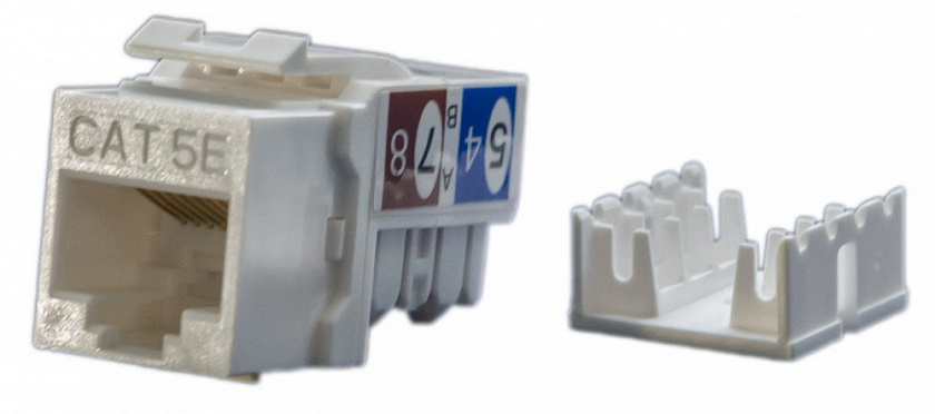 KJ9-8P8C-C5e-90-WH Вставка Keystone Jack RJ-45 - YUM
