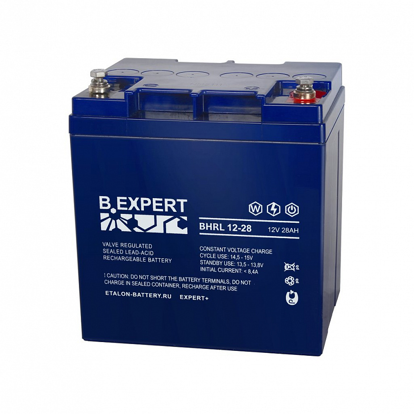 ETALON B.EXPERT BHRL 12-28 Аккумулятор герметичный свинцово-кислотный - YUM
