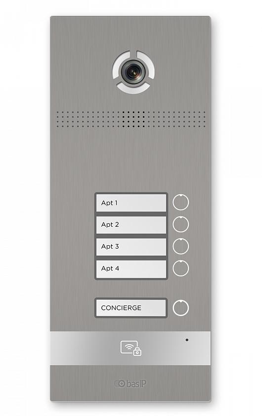 BI-04FB SILVER Вызывная панель IP-домофона - YUM