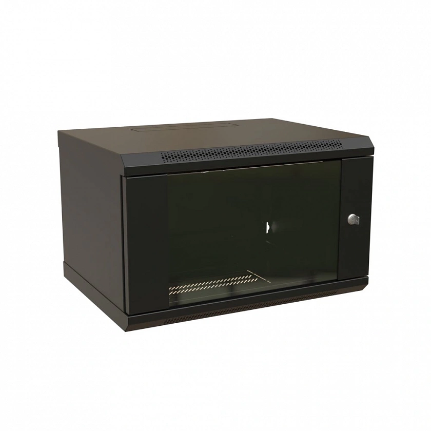 WR-TW-1545-GP-RAL9004 Шкаф настенный 19-дюймовый, 15U - YUM
