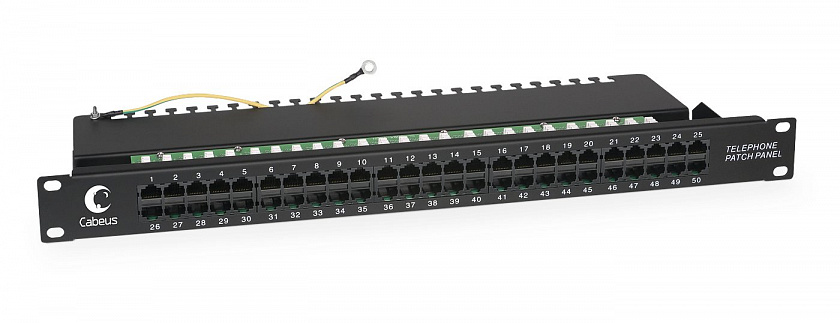 PL-50-TEL-Dual (7003c) Патч-панель 19" - YUM
