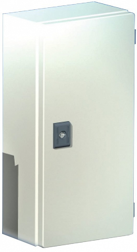Сварной металлический корпус CDE, 300х300х120 (R5CDE33120C) с дверцей - YUM