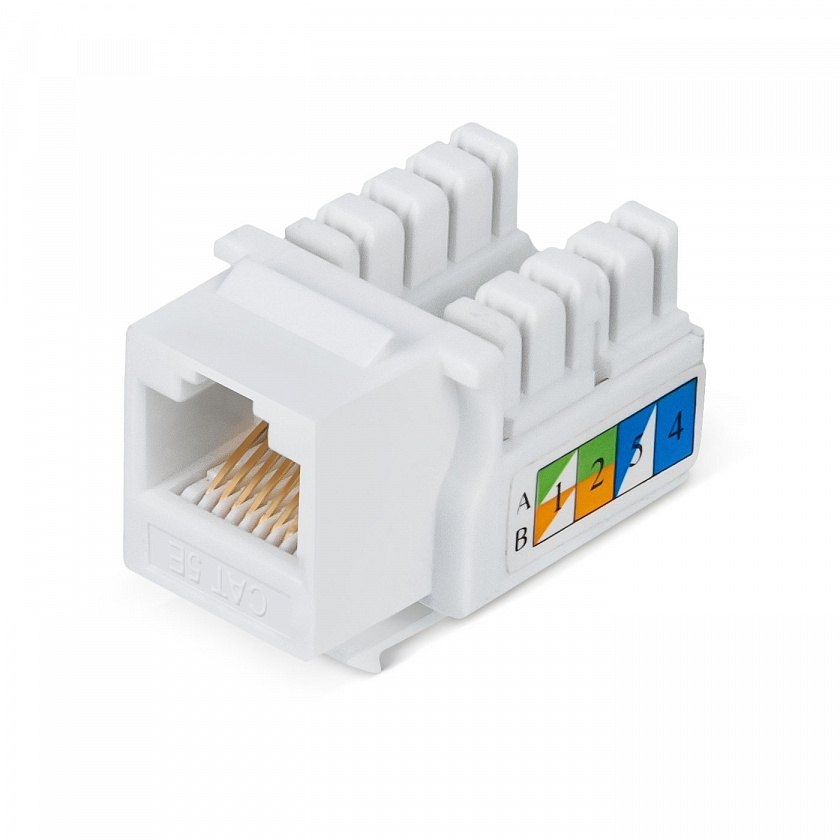 KJ-RJ45-Cat.5e-90 (7008c) Вставка Keystone Jack RJ-45 - YUM