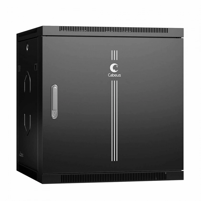 SH-05F-12U60/45m-R-BK (10770c) Шкаф настенный 19", 12U - YUM