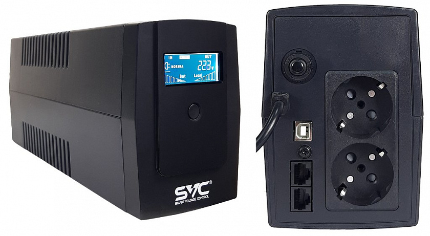 SVC V-650-R-LCD Источник бесперебойного питания - YUM