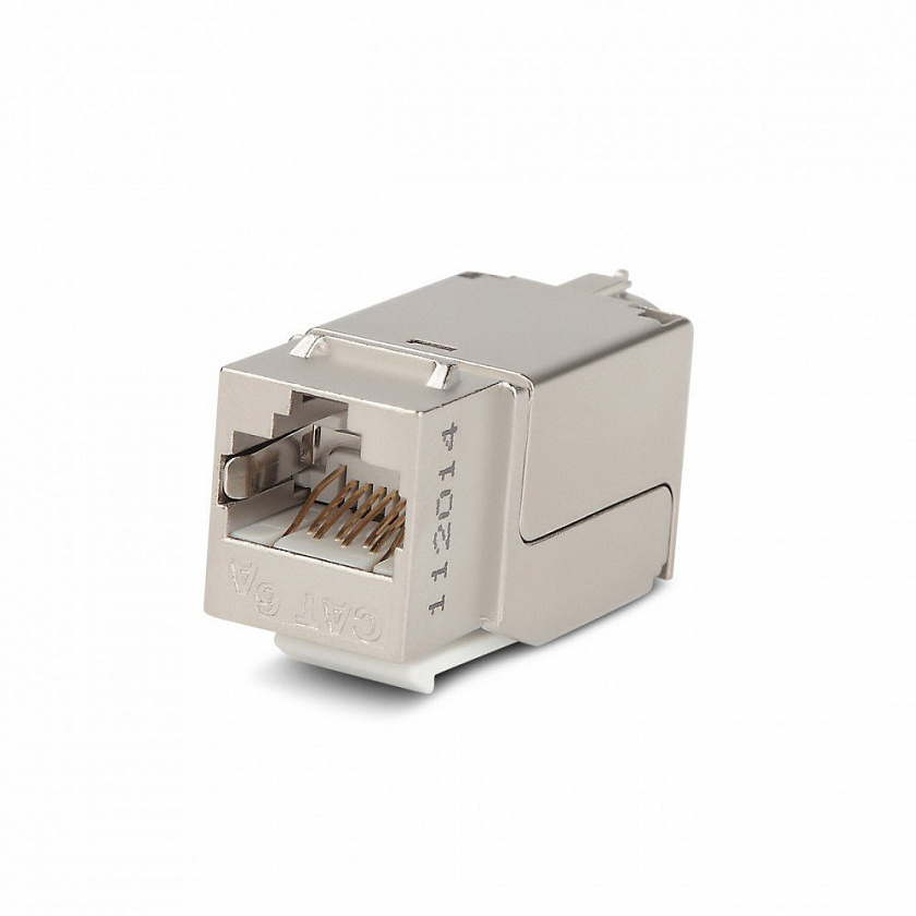 KJNE-8P8C-C6A-90-SH-F-WH Вставка Keystone Jack RJ-45 - YUM