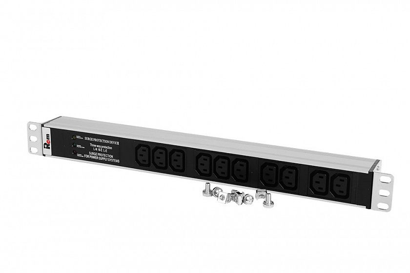 R-10-10C13-FI-440-Z Блок розеток 19" - YUM