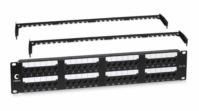 PL2-48-Cat.5e-Dual (10656c) Патч-панель 19" - YUM