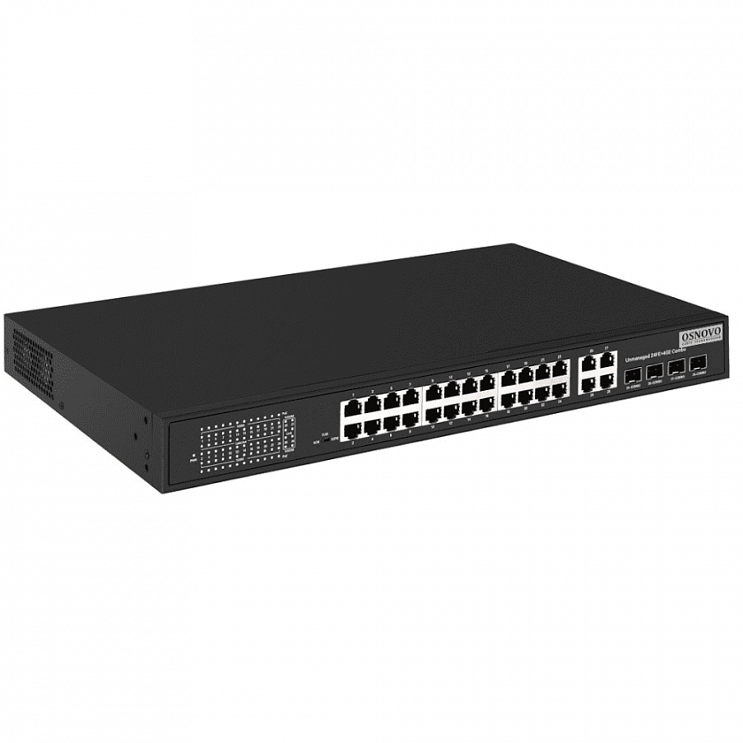 SW-62422(400W) Коммутатор 24-портовый Fast Ethernet с PoE - YUM