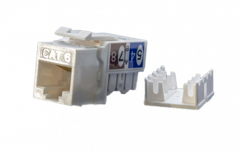 KJ9-8P8C-C6-90-WH Вставка Keystone Jack RJ-45 - YUM