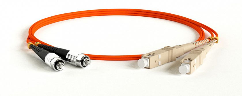 FC-D2-50-FC/PR-SC/PR-H-1M-LSZH-OR Патч-корд волоконно-оптический SC-FC - YUM