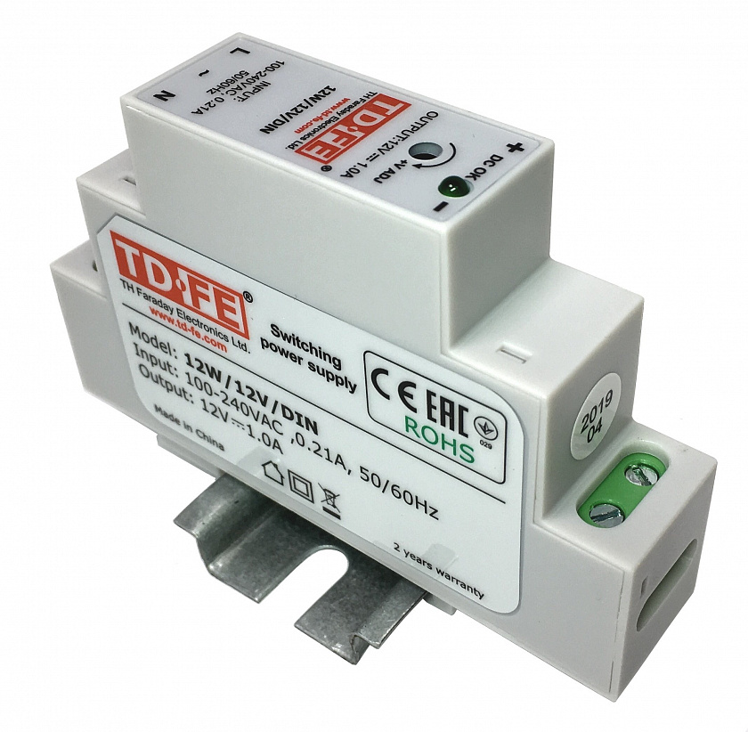 12W/12V/DIN Блок питания - YUM