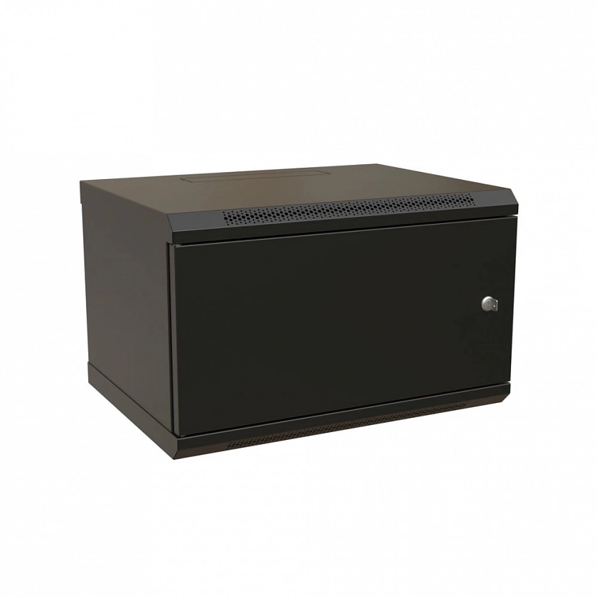 WR-TW-1845-SR-RAL9004 Шкаф настенный 19-дюймовый, 18U - YUM
