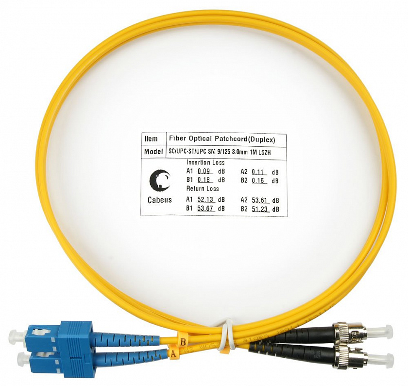 FOP(d)-9-SC-ST-25m (8389c) Патч-корд оптический - YUM
