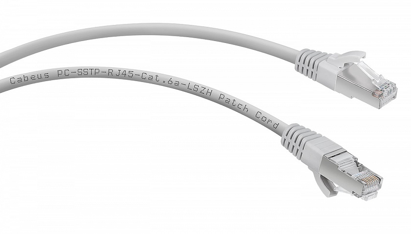 PC-SSTP-RJ45-Cat.6a-0.5m-LSZH (7900c) Патч-корд медный - YUM