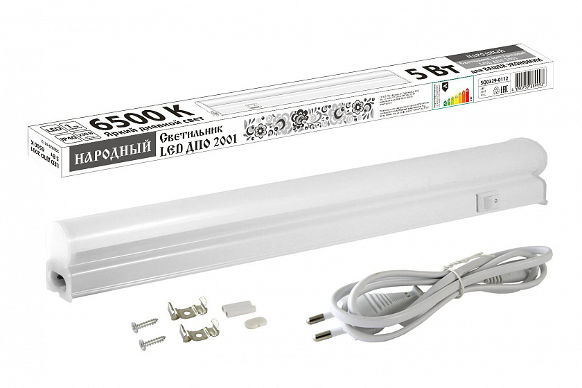 ДПО 2001 5 Вт, 6500К, IP40 (SQ0329-0112) Светильник LED - YUM
