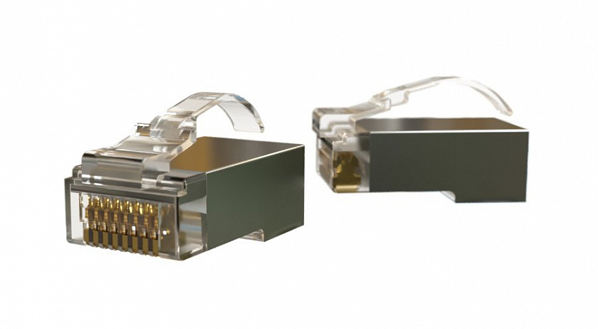 PLEZ-8P8C-UA-C5-SH-100 (100 шт) Разъем RJ-45 - YUM